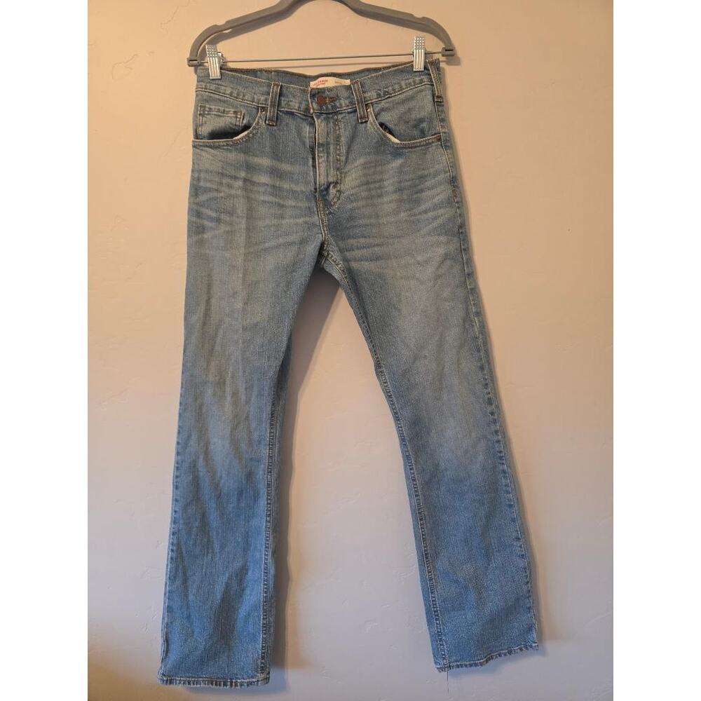 Levi Strauss Signature Bootcut Jeans 30x32 Light Wash Mid Rise Y2K Denim